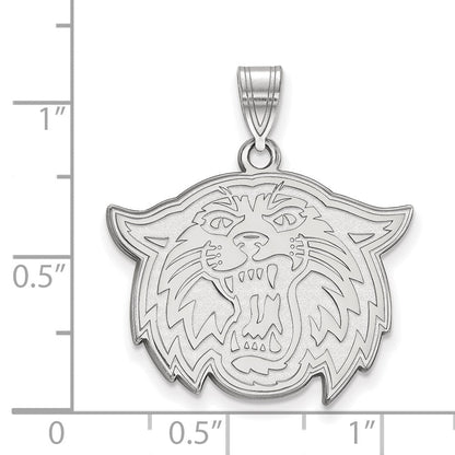 Sterlingsilber Rhodiniert Logoart Villanova University Wildkatze Groß Anhänger