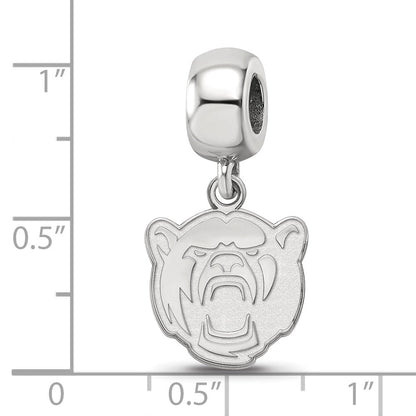Sterlingsilber Rhodiniert Logoart Baylor University Sm Hängend Perle