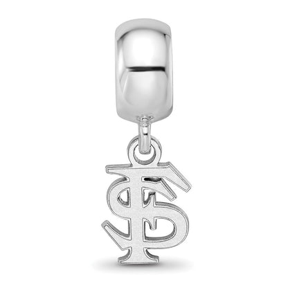 Sterlingsilber Rhodiniert Logoart Florida State University Xs Hängend Perle