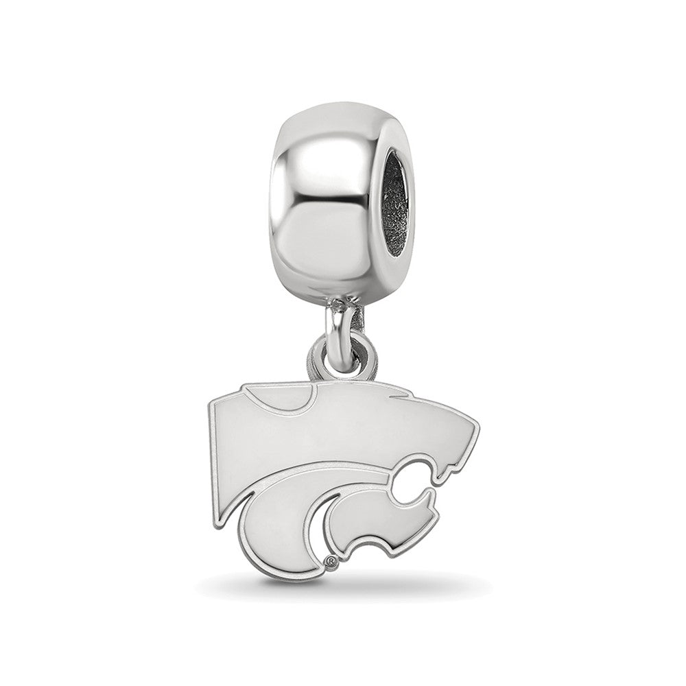 Sterlingsilber Rhodiniert Logoart Kansas State University Xs Hängend Perle