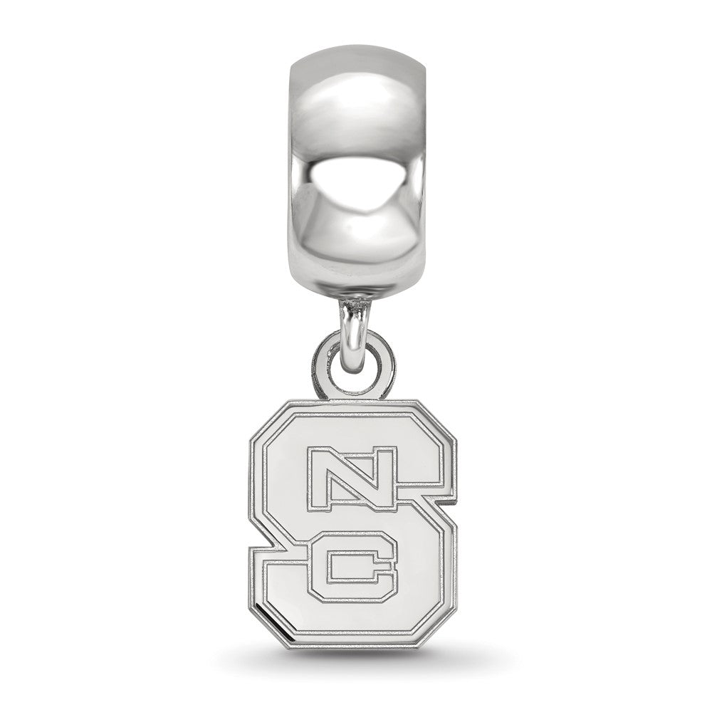 Sterlingsilber Rhodiniert Logoart North Carolina State U. Xs Hängend Perle