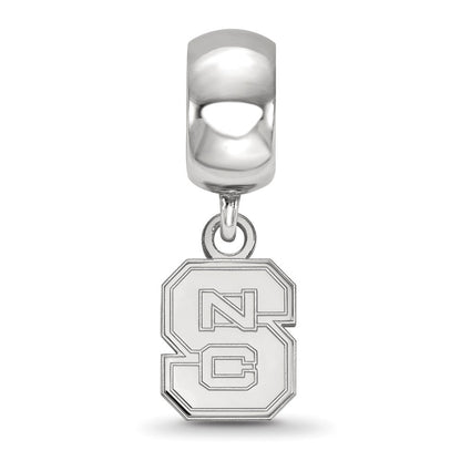 Sterlingsilber Rhodiniert Logoart North Carolina State U. Xs Hängend Perle