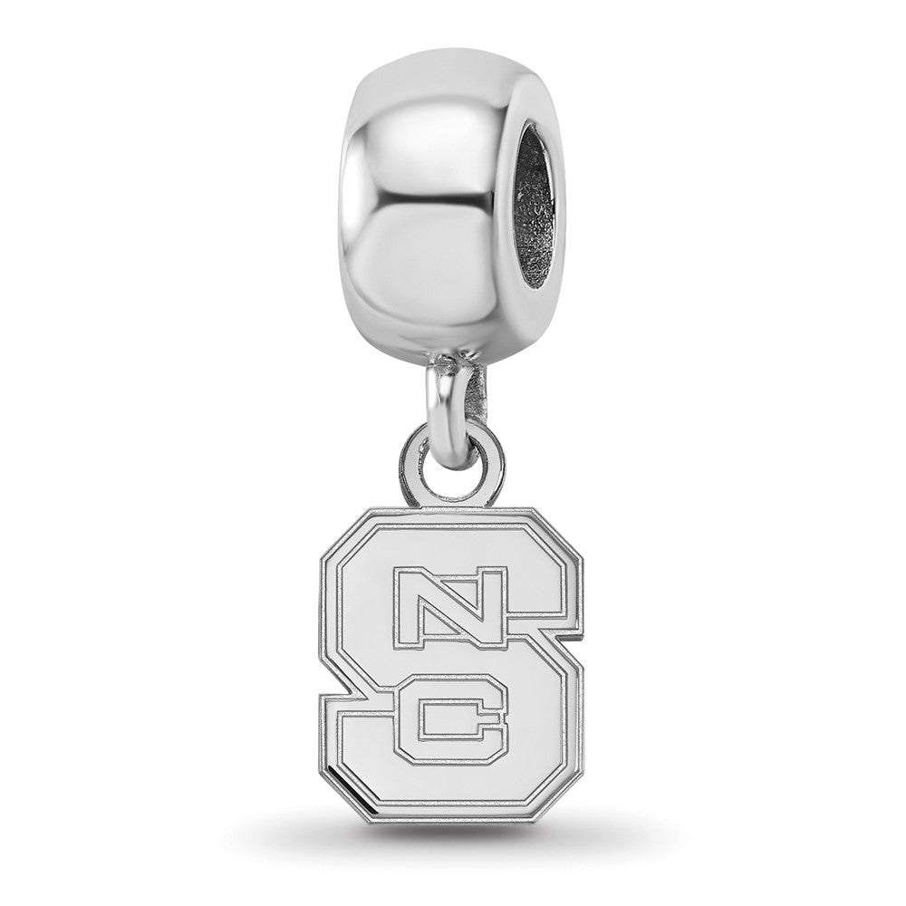 Sterlingsilber Rhodiniert Logoart North Carolina State U. Xs Hängend Perle