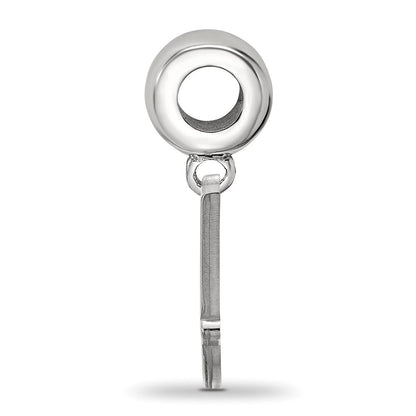 Sterlingsilber Rhodiniert Logoart Oklahoma State U. Klein Hängend Perle
