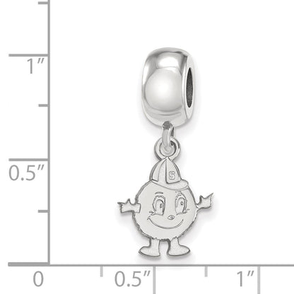 Sterlingsilber Rhodiniert Logoart Syracuse University Klein Hängend Perle