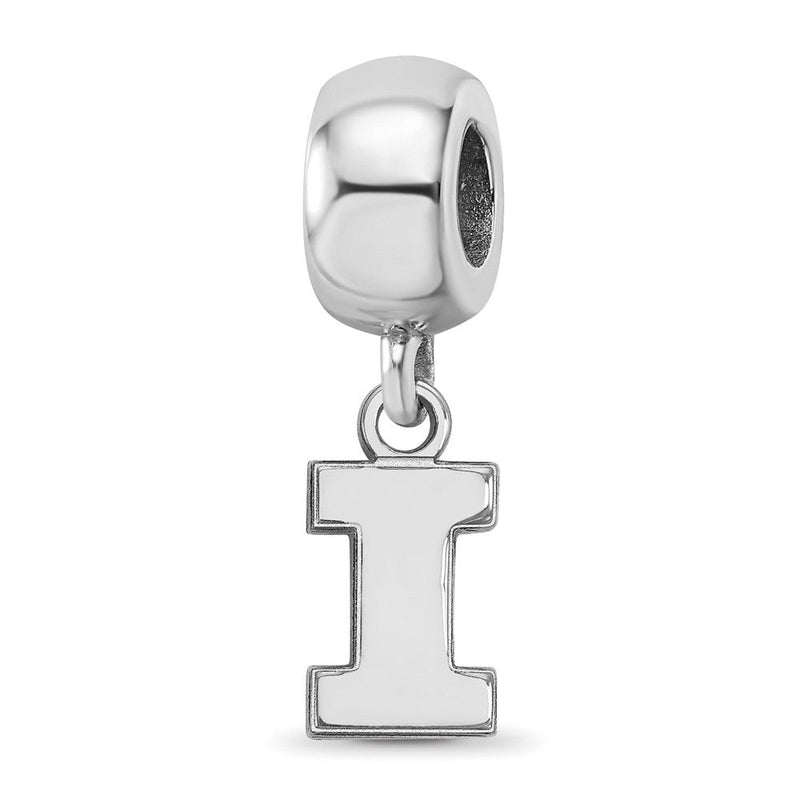 Sterlingsilber Rhodiniert Logoart University Of Illinois Xs Hängend Perle