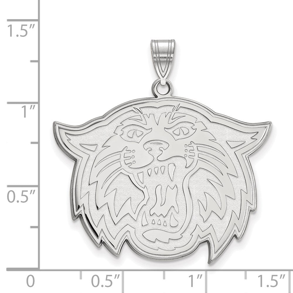 Sterlingsilber Rhodiniert Logoart Villanova University Wildkatze Extra Groß Anhänger