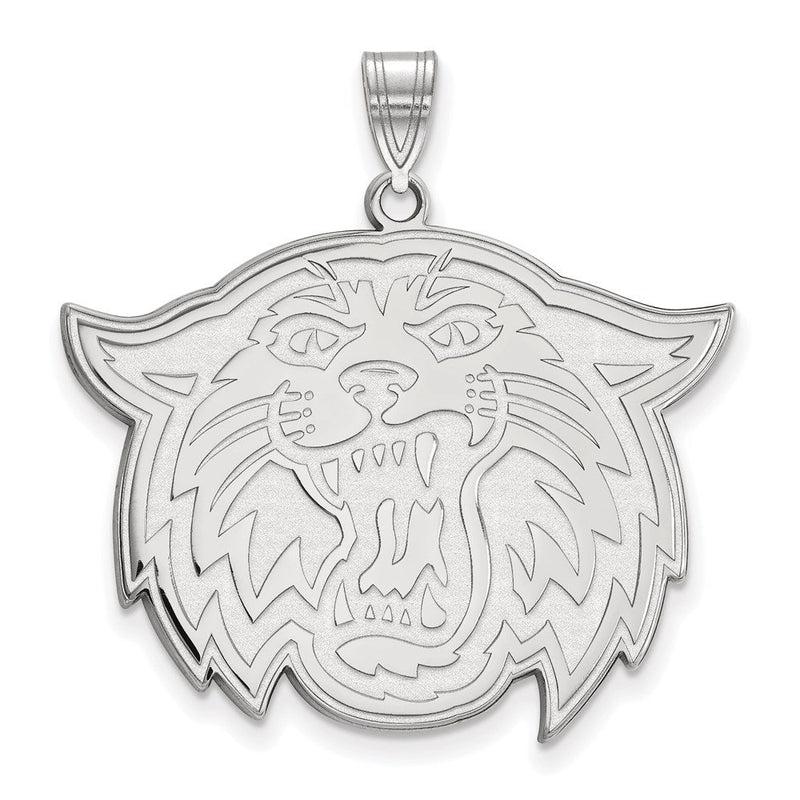 Sterlingsilber Rhodiniert Logoart Villanova University Wildkatze Extra Groß Anhänger