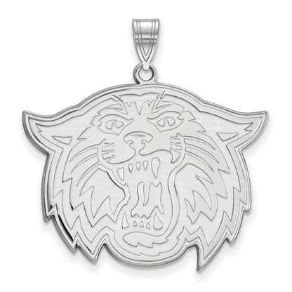 10K Weißgold Logoart Villanova University Wildkatze Extra Groß Anhänger