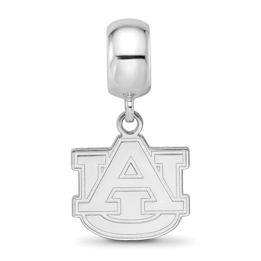 Sterlingsilber Rhodiniert Logoart Auburn University Klein Hängend Perle