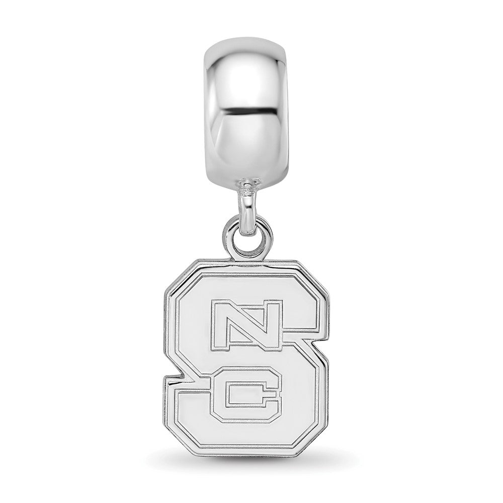 Sterlingsilber Rhodiniert Logoart North Carolina State U. Sm Hängend Perle
