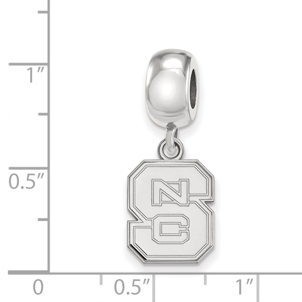 Sterlingsilber Rhodiniert Logoart North Carolina State U. Sm Hängend Perle