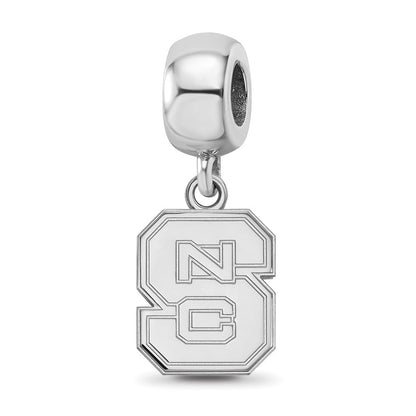 Sterlingsilber Rhodiniert Logoart North Carolina State U. Sm Hängend Perle