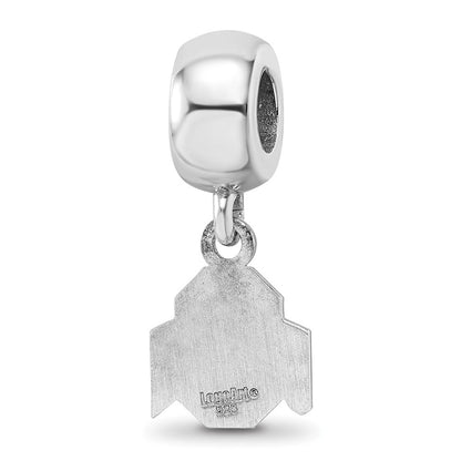 Sterlingsilber Rhodiniert Logoart Ohio State University Xs Hängend Perle