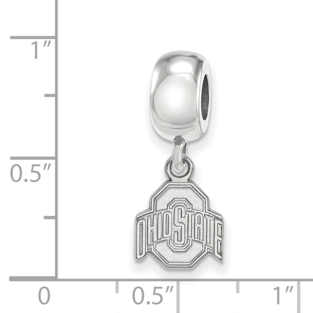 Sterlingsilber Rhodiniert Logoart Ohio State University Xs Hängend Perle
