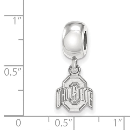 Sterlingsilber Rhodiniert Logoart Ohio State University Xs Hängend Perle