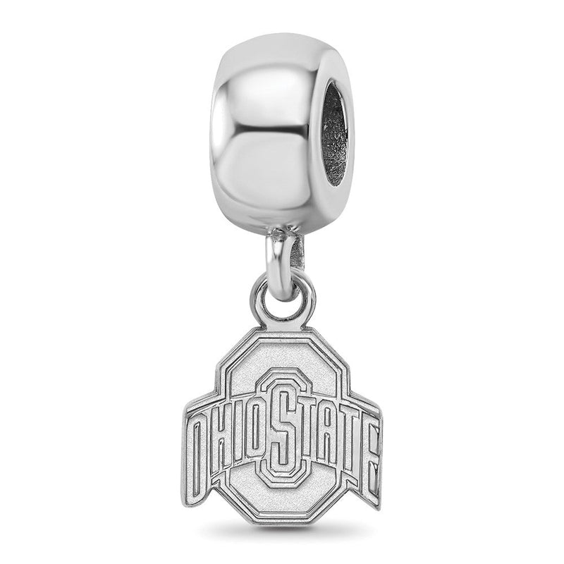 Sterlingsilber Rhodiniert Logoart Ohio State University Xs Hängend Perle
