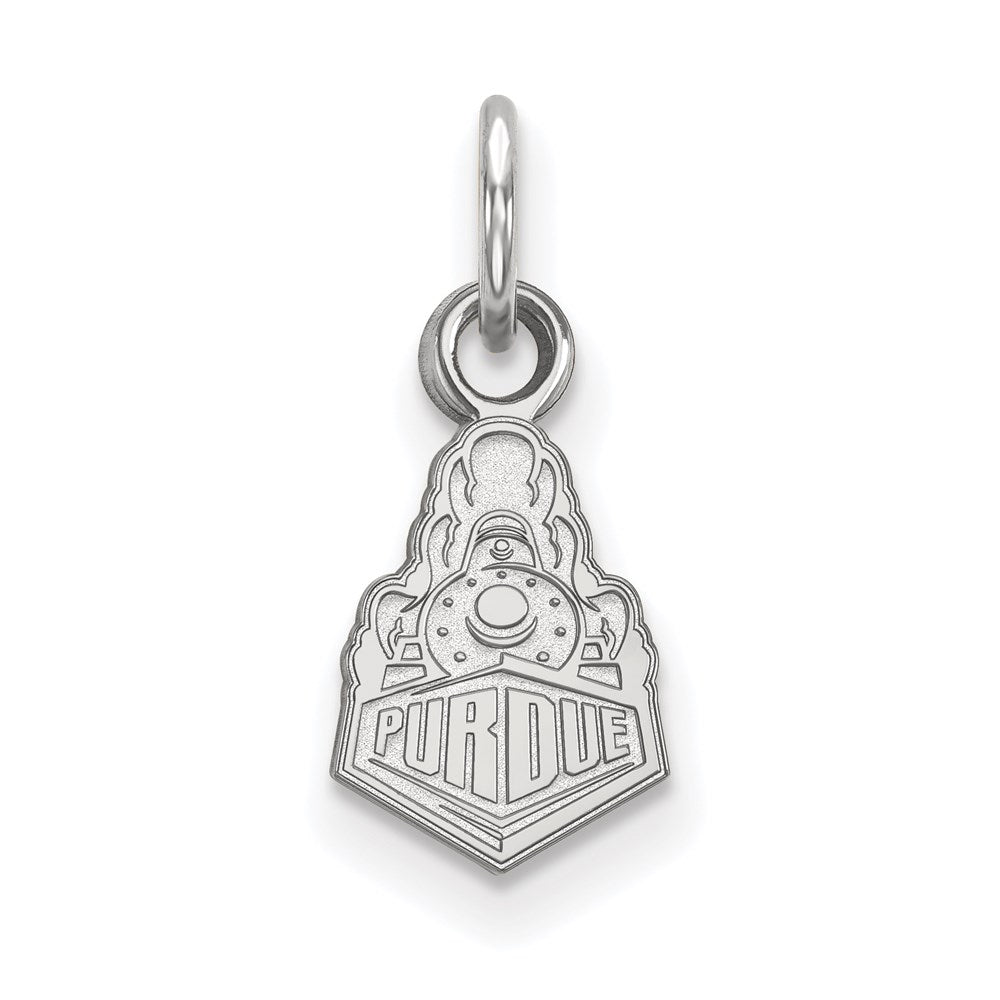 10K Weißgold Logoart Purdue University Boilermakers Zug Logo Extra Klein Anhänger