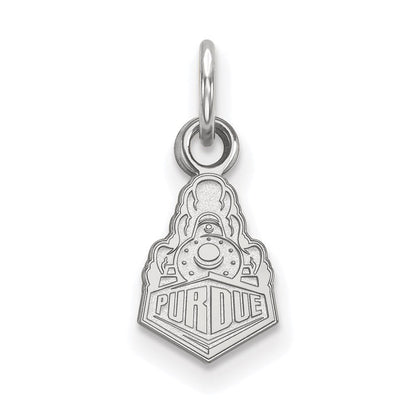 10K Weißgold Logoart Purdue University Boilermakers Zug Logo Extra Klein Anhänger