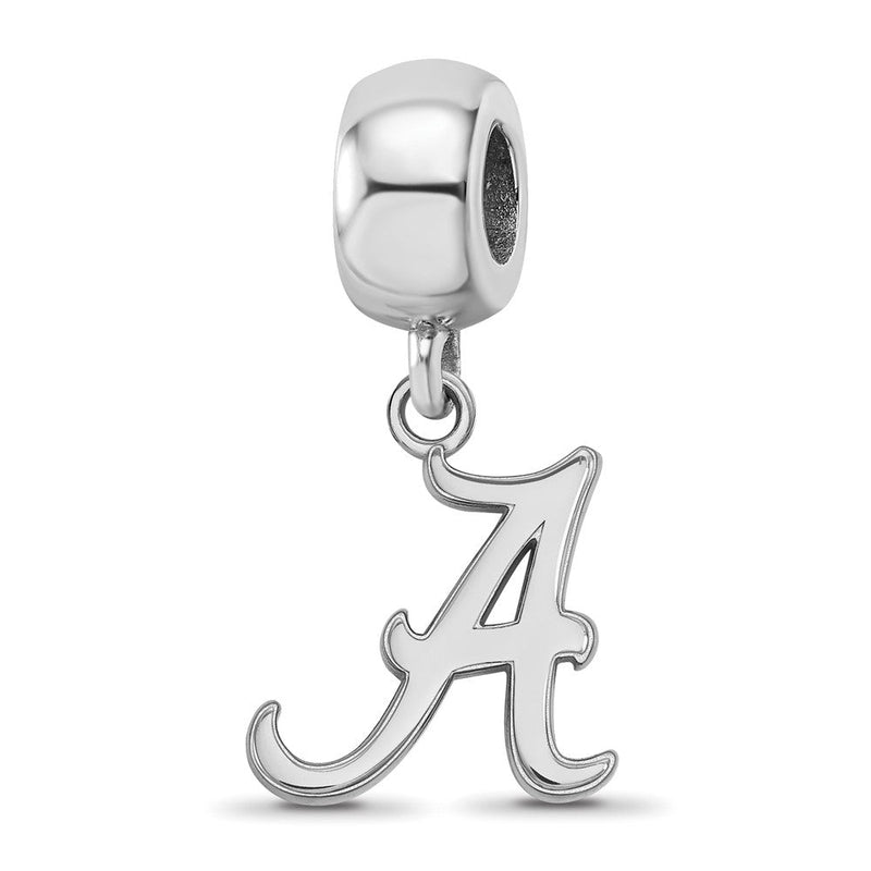 Sterlingsilber Rhodiniert Logoart University Of Alabama Sm Hängend Perle