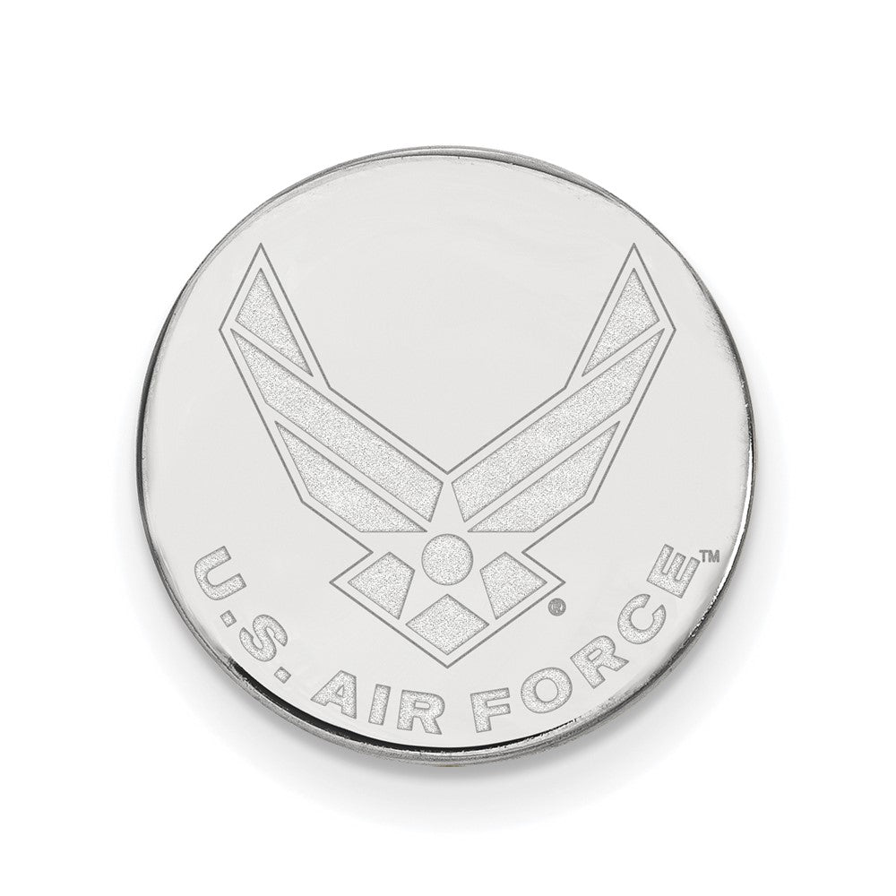 Sterlingsilber Rhodiniert Logoart U.s. Luft Kraft Anstecknadel
