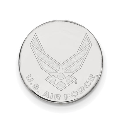 Sterlingsilber Rhodiniert Logoart U.s. Luft Kraft Anstecknadel