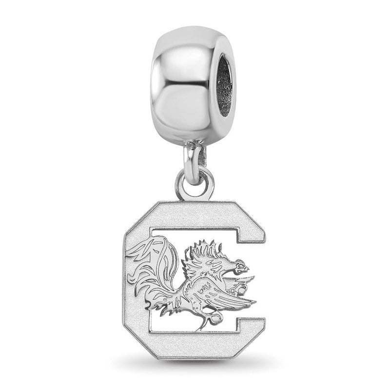 Sterlingsilber Rhodiniert Logoart U. Of South Carolina Sm Hängend Perle
