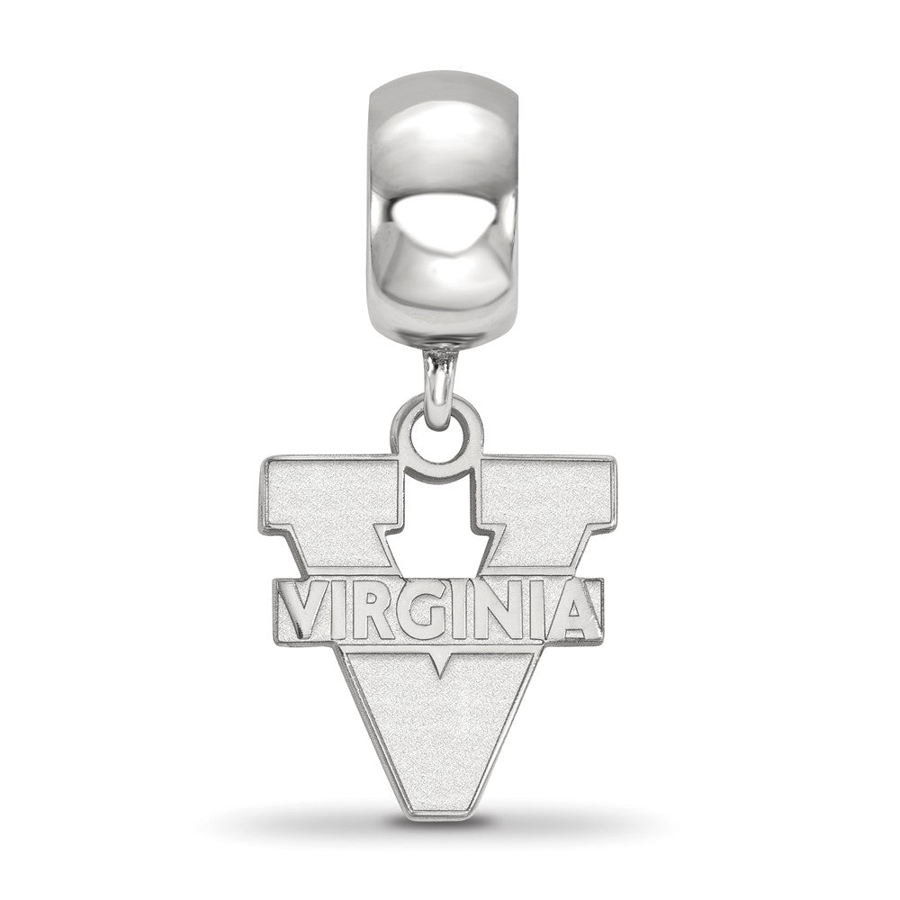 Sterlingsilber Rhodiniert Logoart University Of Virginia Sm Hängend Perle