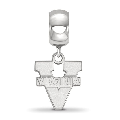 Sterlingsilber Rhodiniert Logoart University Of Virginia Sm Hängend Perle
