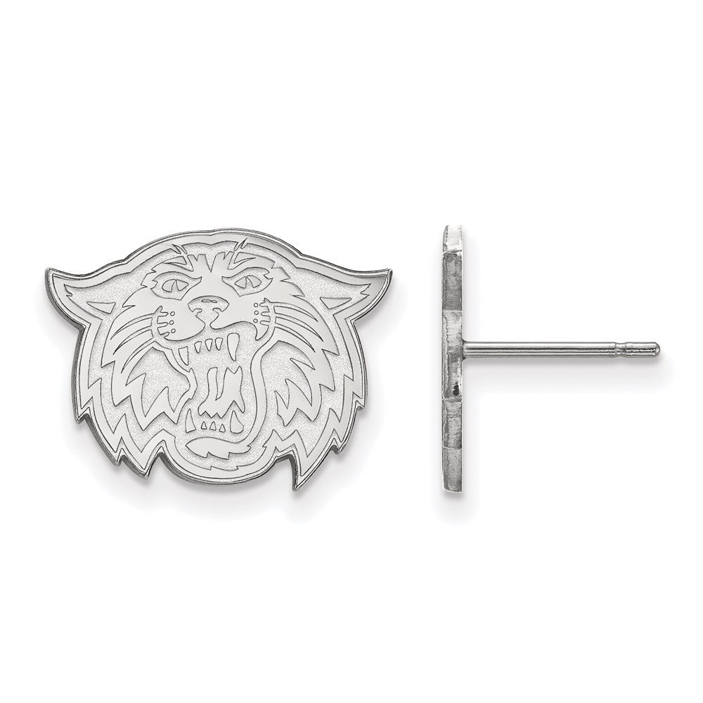 Sterlingsilber Rhodiniert Logoart Villanova University Wildkatze Klein Ohrstecker