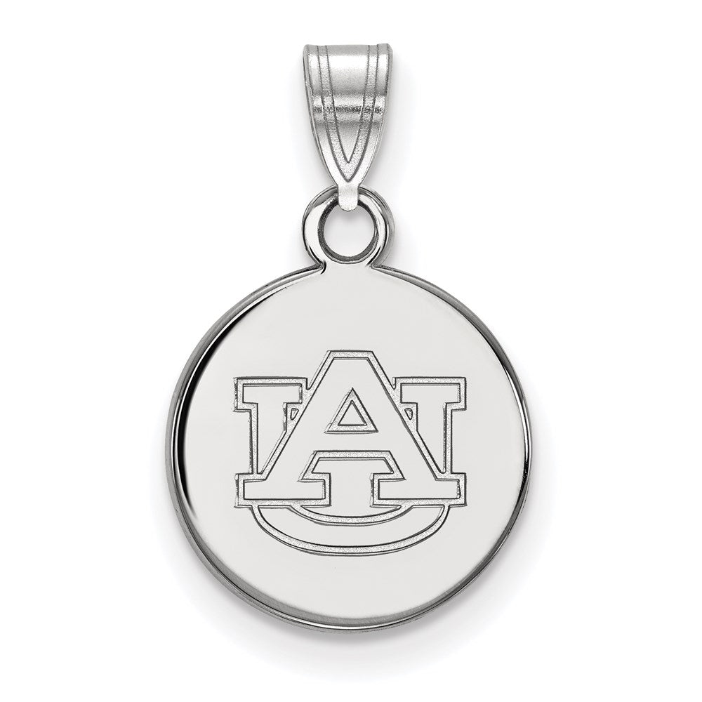 Sterlingsilber Rhodiniert Logoart Auburn University Klein Plättchen Anhänger