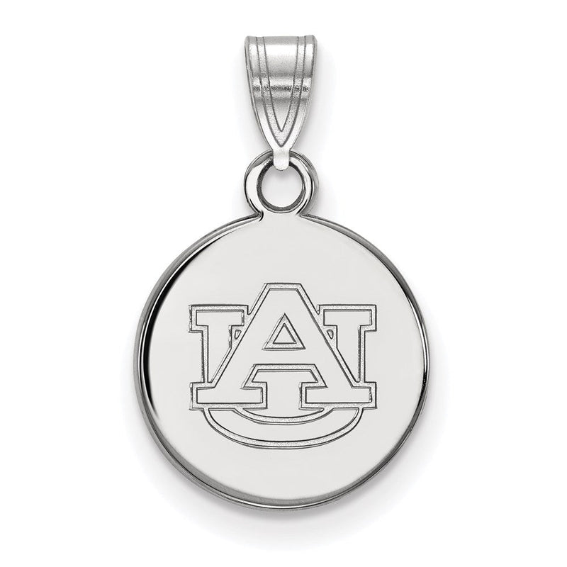 Sterlingsilber Rhodiniert Logoart Auburn University Klein Plättchen Anhänger