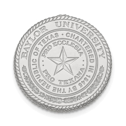 14K Weißgold Logoart Baylor University Wappen Anstecknadel
