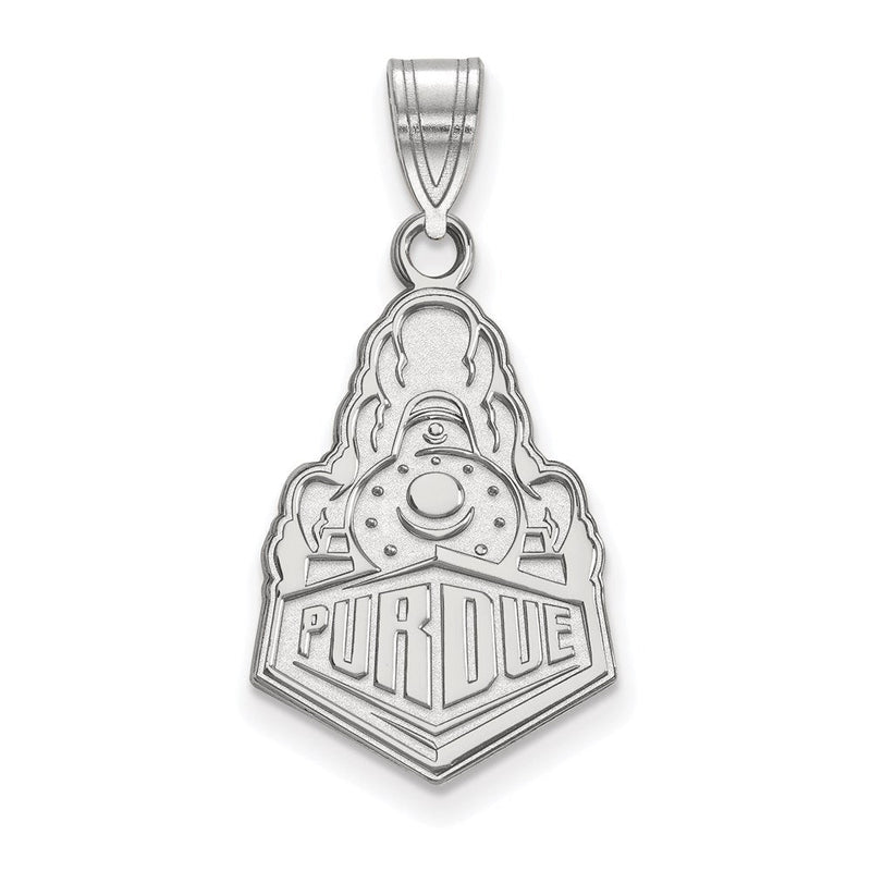 Sterlingsilber Rhodiniert Logoart Purdue University Boilermakers Zug Logo Groß Anhänger