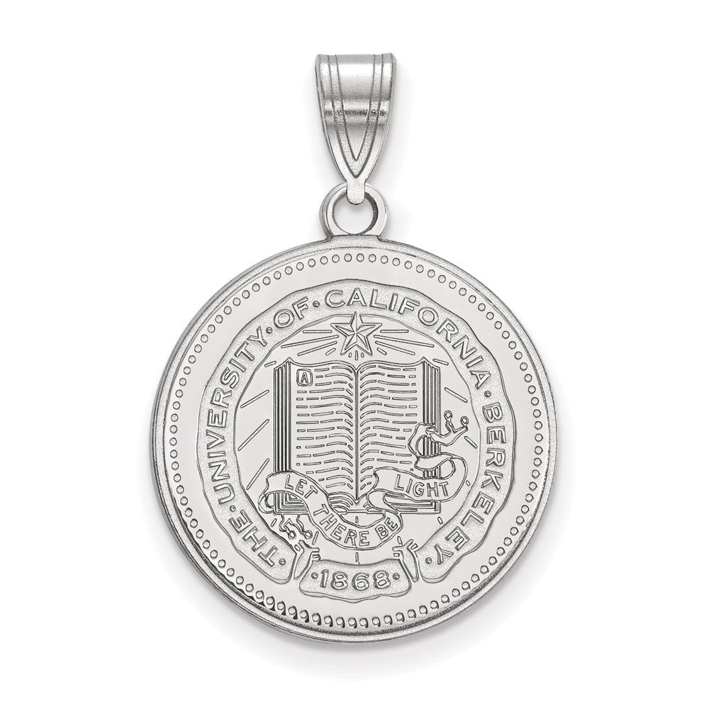 Sterlingsilber Rhodiniert Logoart University Of California Berkeley Groß Wappen Anhänger