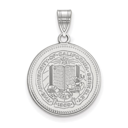 Sterlingsilber Rhodiniert Logoart University Of California Berkeley Groß Wappen Anhänger
