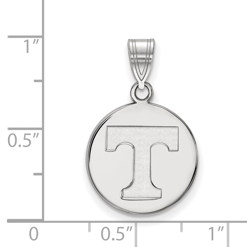 Sterlingsilber Rhodiniert Logoart University Of Tennessee Buchstabe T Mittel Plättchen Anhänger