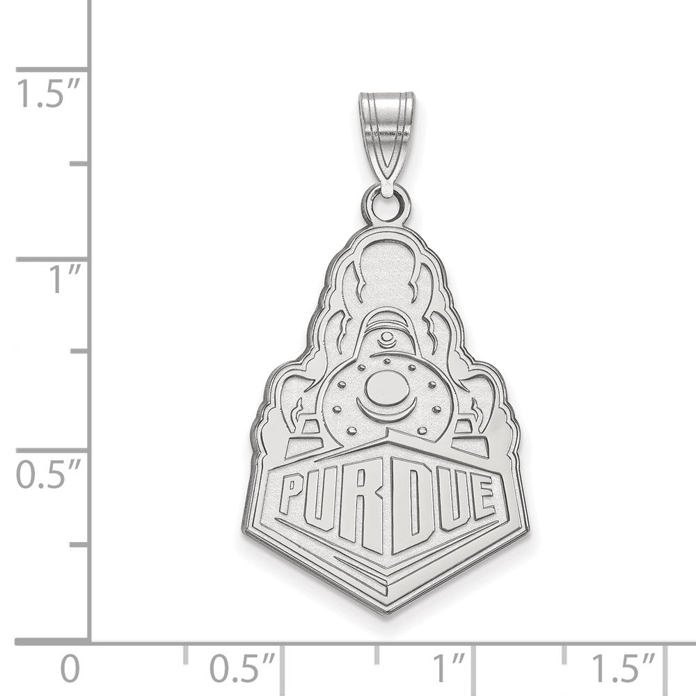 Sterlingsilber Rhodiniert Logoart Purdue University Boilermakers Zug Logo Extra Groß Anhänger