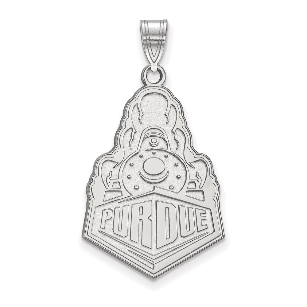 10K Weißgold Logoart Purdue University Boilermakers Zug Logo Extra Groß Anhänger