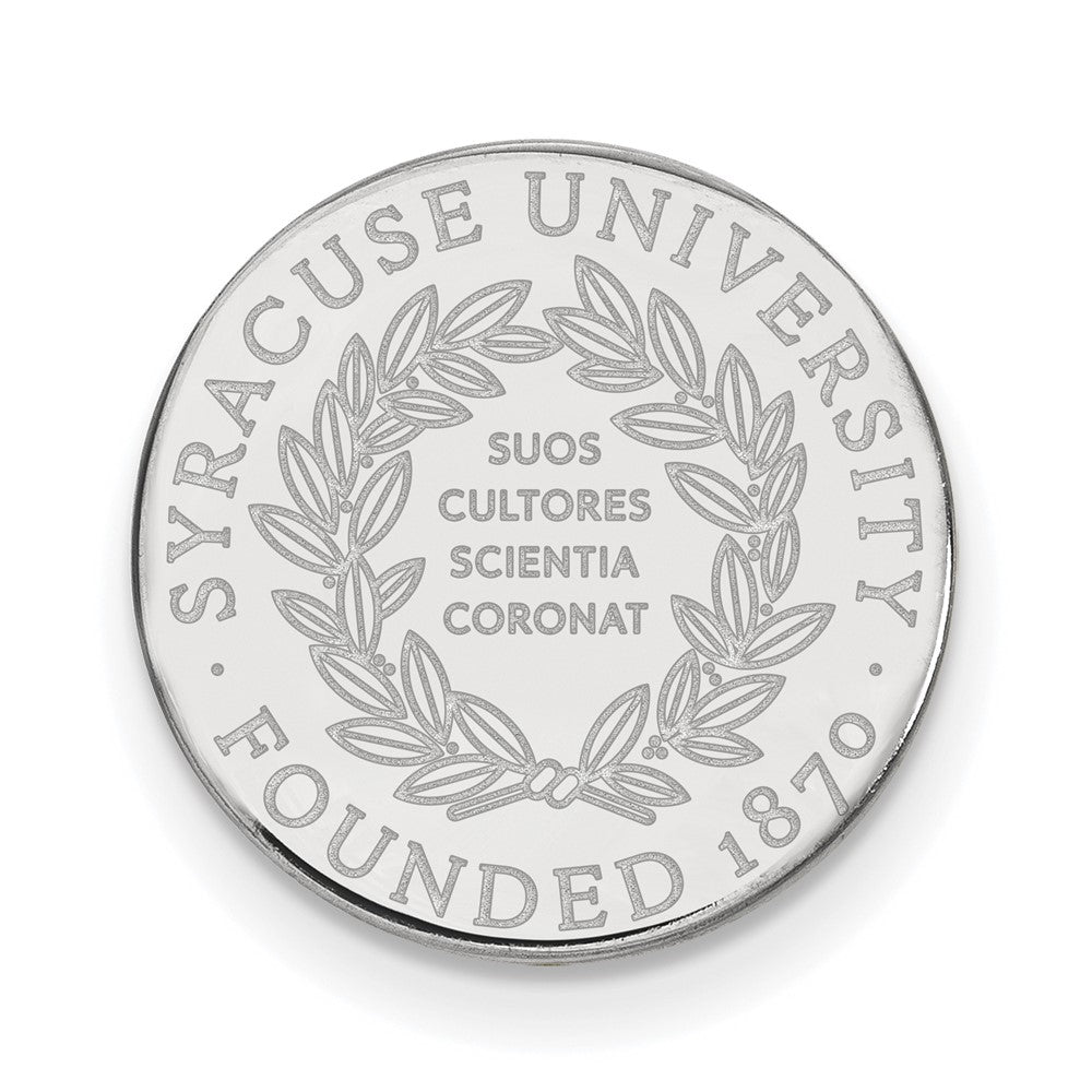 Sterlingsilber Rhodiniert Logoart Syracuse University Wappen Anstecknadel