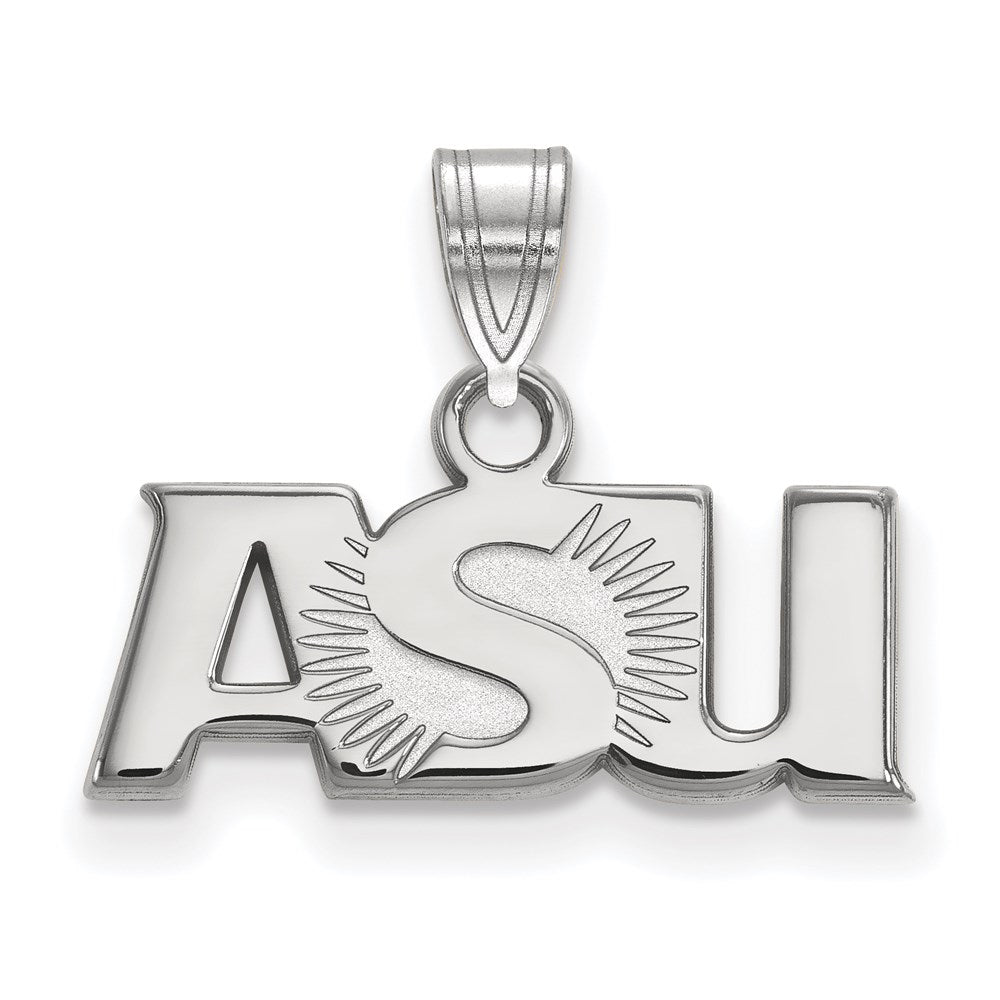 Sterlingsilber Rhodiniert Logoart Arizona State University A S U Klein Anhänger