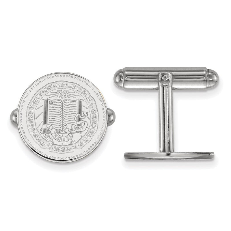 Sterlingsilber Rhodiniert Logoart U. Of California Berkeley Wappen Manschette Glieder