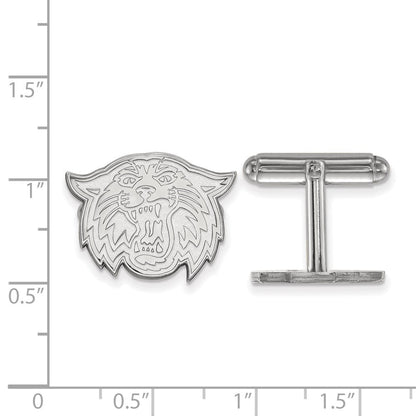 Sterlingsilber Rhodiniert Logoart Villanova University Manschette Knöpfe