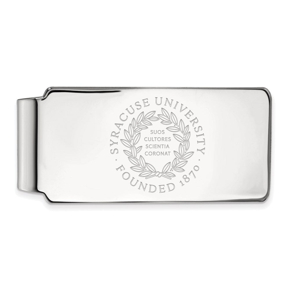 Sterlingsilber Rhodiniert Logoart Syracuse University Wappen Geldklammer