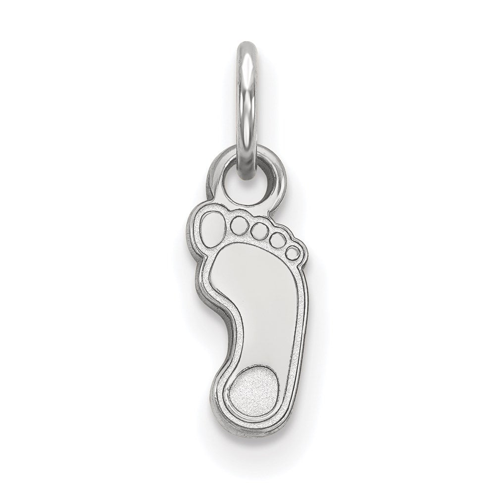 Sterlingsilber Rhodiniert Logoart University Of North Carolina Tar Heel Extra Klein Anhänger