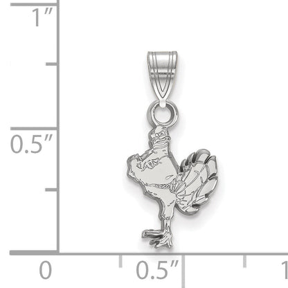 10K Weißgold Logoart Virginia Tech Hokiebird Klein Anhänger