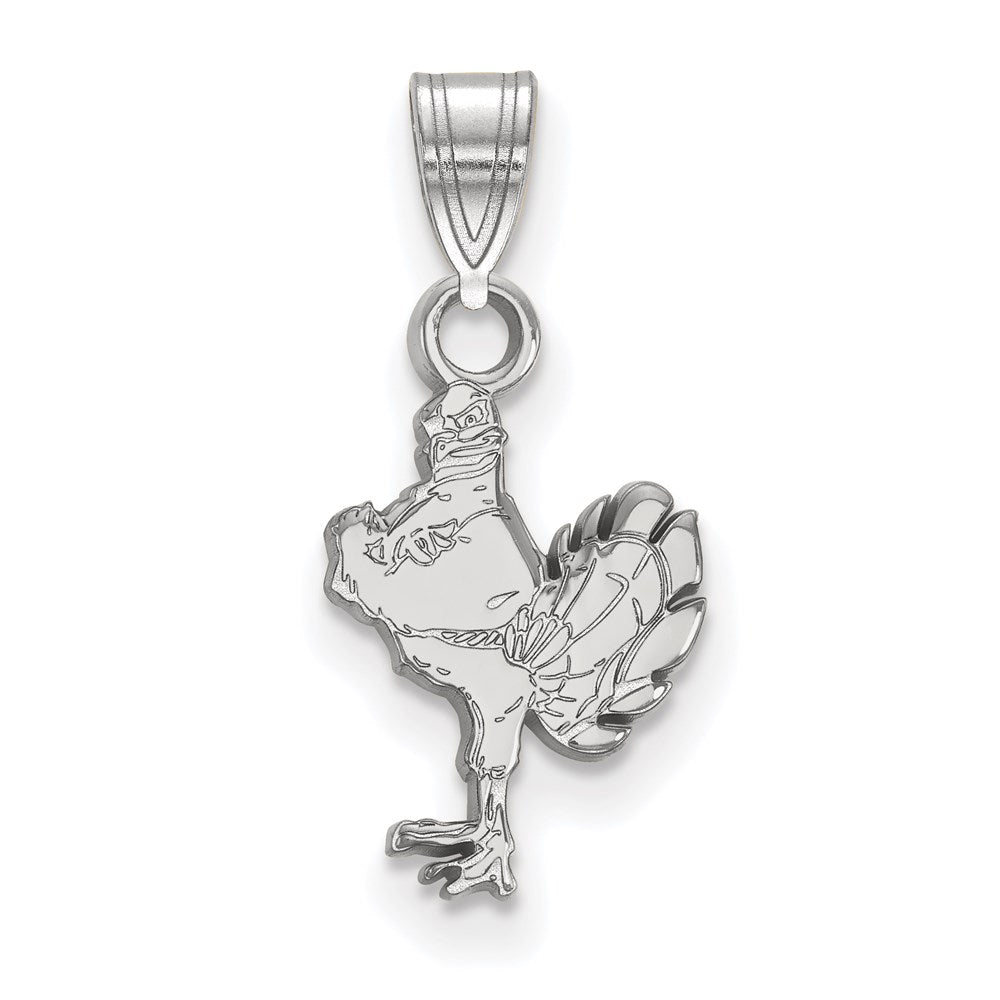 Sterlingsilber Rhodiniert Logoart Virginia Tech Hokiebird Klein Anhänger