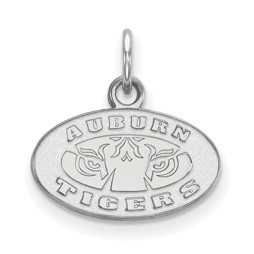 Sterlingsilber Rhodiniert Logoart Auburn Tigers Extra Klein Anhänger