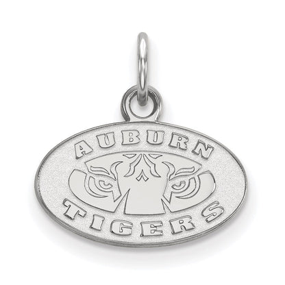 14K Weißgold Logoart Auburn Tigers Extra Klein Anhänger