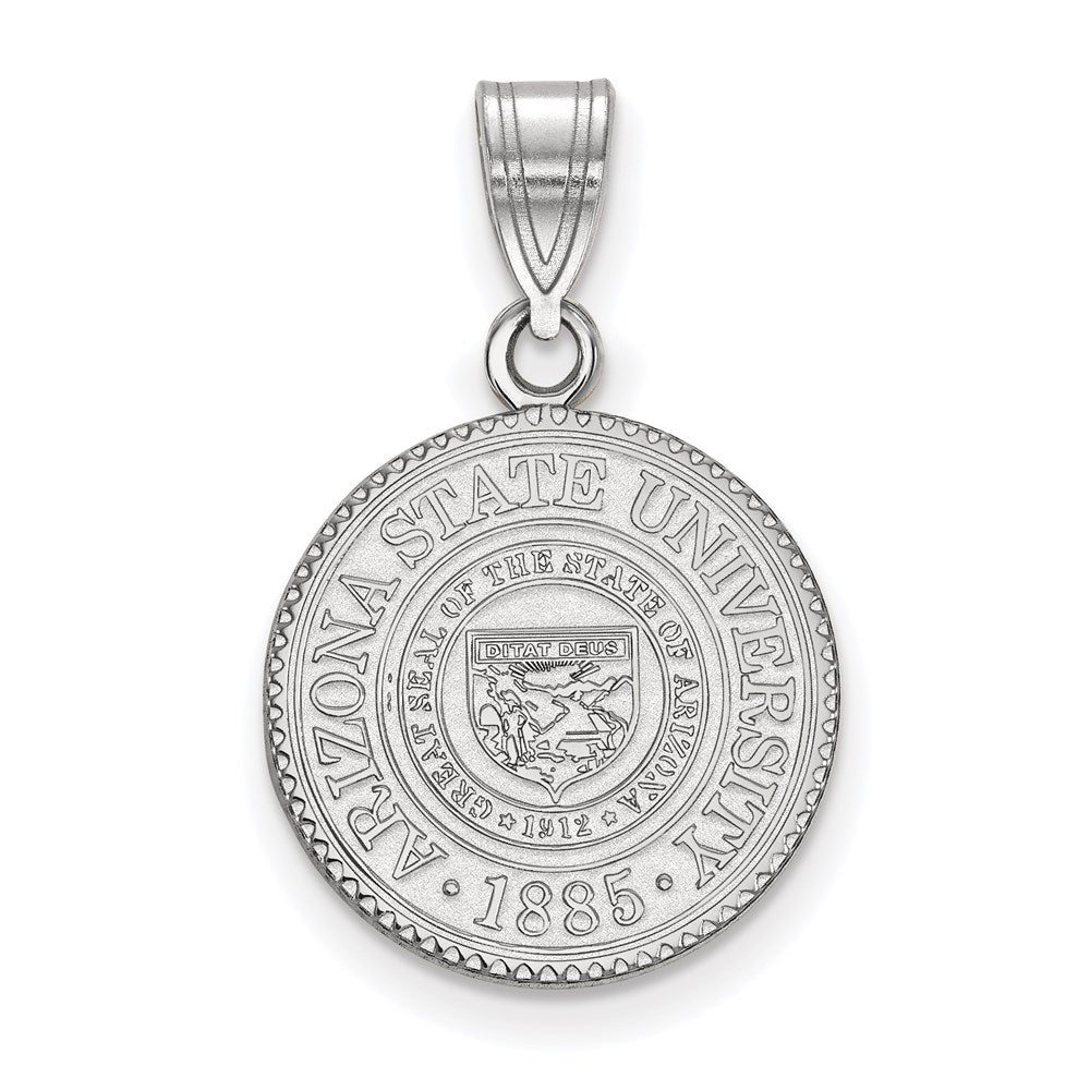 Sterlingsilber Rhodiniert Logoart Arizona State University Mittel Wappen Anhänger
